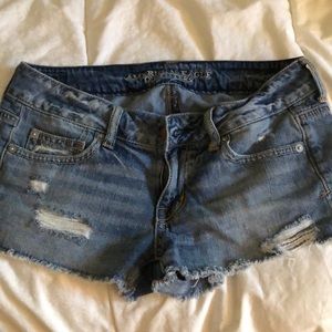 Denim American eagle shorts